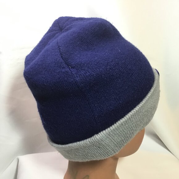 New Era Los Angeles Dodgers Knit Beanie Hat Blue/Gray OSFM - Picture 4 of 8